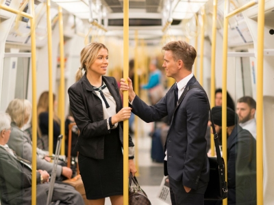 Seeing a colleague on your commute